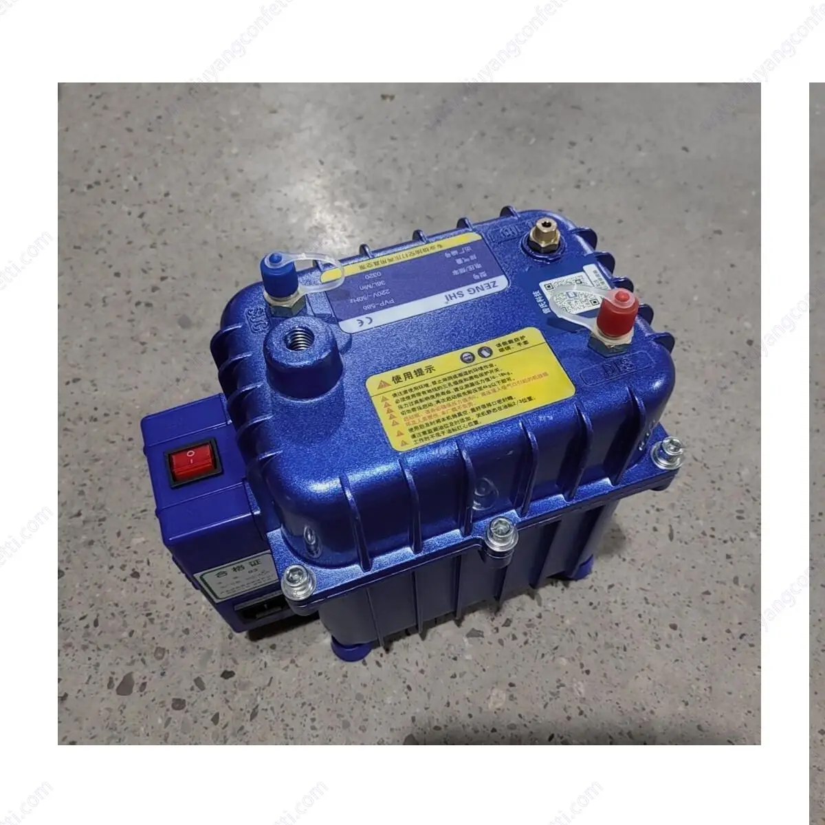 Dubbele functionele luchtpomp voor het pompen van 28 l/min voor zowel druk als vacuüm