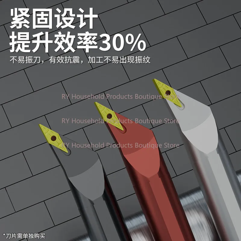96 Degree CNC Tool Bar Inner Hole Tool Lathe Lathe Boring Tool Bar SVXBR Inner Profiling 35 Degree Rhombus Sharp Knife