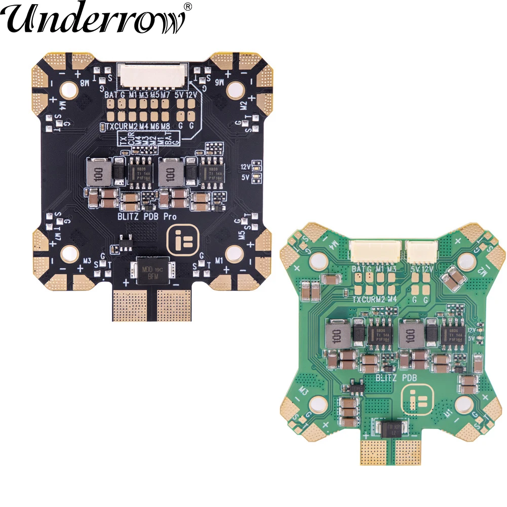 

iFlight BLITZ Pro 4-8S 330A Mini Power Hub Power Distribution Board PDB(50/80A) with Dual BEC 5V & 12V for FPV Multicopter Quadc