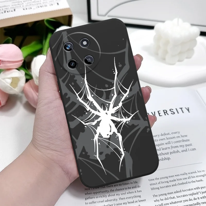 حافظة لهاتف OPPO Realme 14 13 12 11 10 9 9 9i 8 8i 7 Pro Plus C35 C21Y C25Y C25 4G 5G غطاء سيليكون سائل