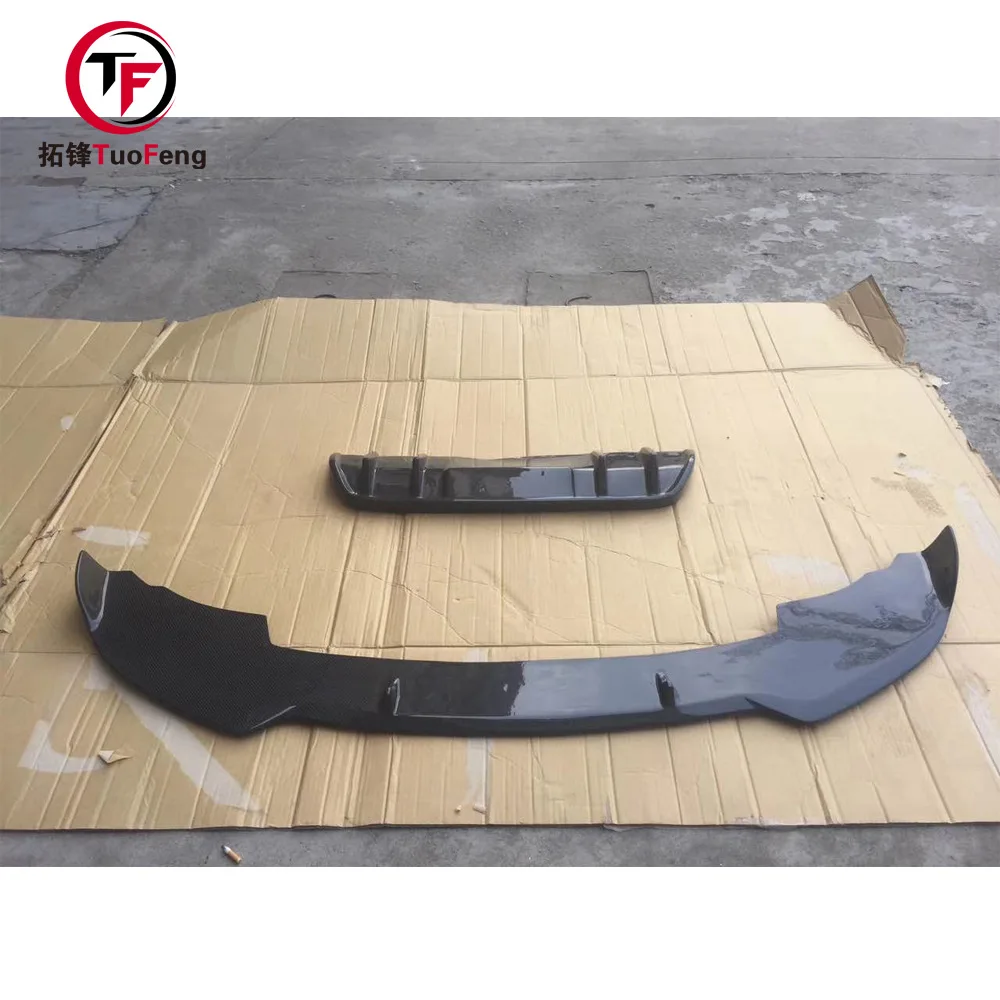 

Suitable for BMW X4 Series F26 HARMAN carbon fiber front lip, car crash bumper, carbon fiber modified parts