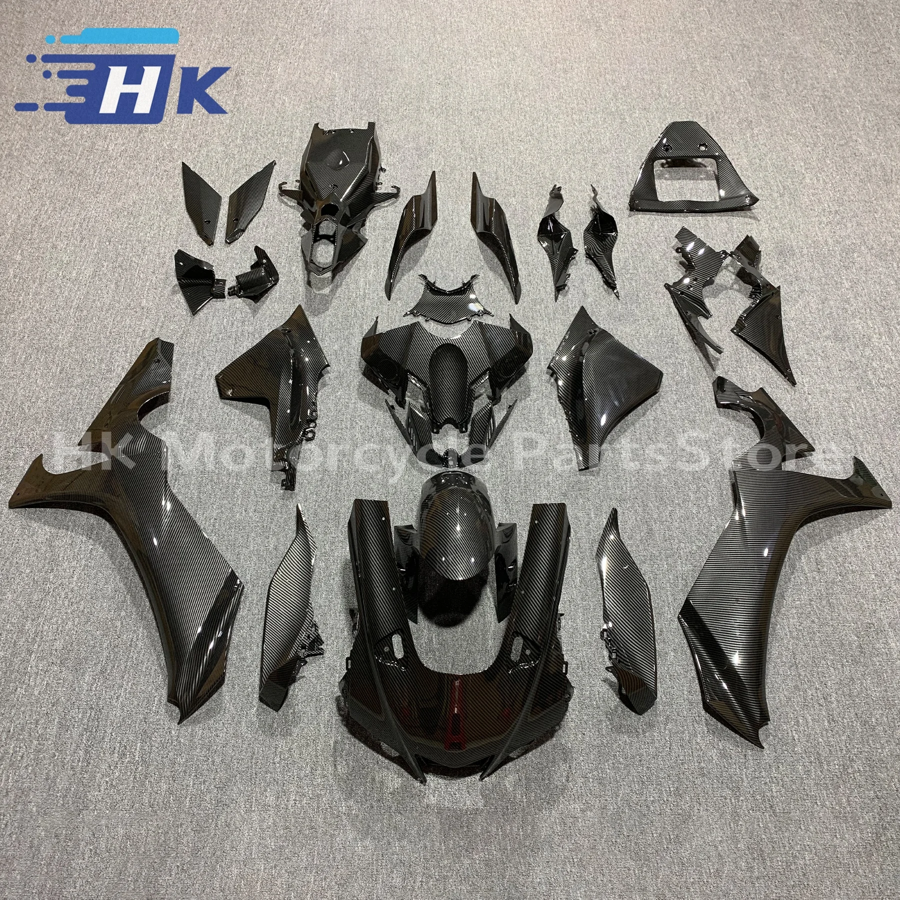 

Полный комплект обтекателя мотоцикла, подходящий для YAMAHA YZF1000 YZFR1 YZF-R1 2020 2021 2022 2023 2024 2025 Кузов Краска из углеродного волокна