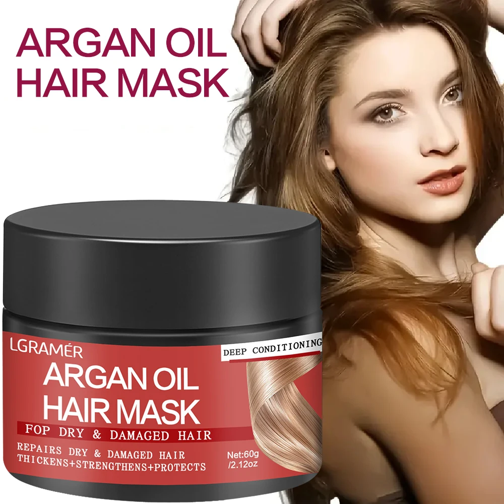 LGRAMER Hair Cream Repairs Dry and Damaged Hair Nourishes Hair Increases Hair Shine and Makes Hair Soft Smooth and Silky