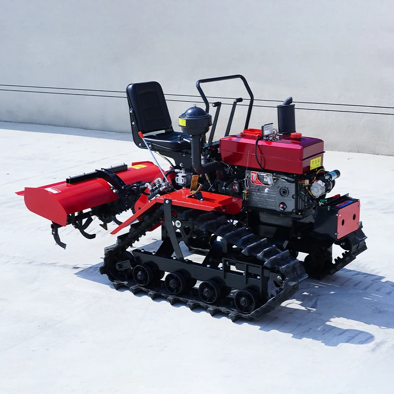 

Chinese Agricultural Farming Multifunctional 25hp 30hp 35hp 40hp Power Tiller Disc Harrow Mini Crawler Tractor for Sale
