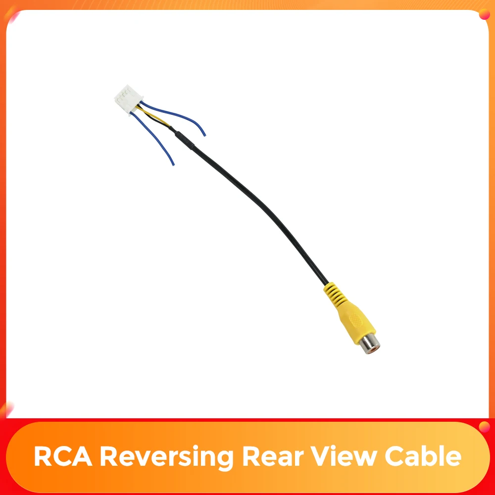 10-Pin-RCA-Rückfahrkabeladapter für Rückfahrkamera für VW Nissan Toyota KIA Universal-Autoradio-Monitor-Kabelanschluss