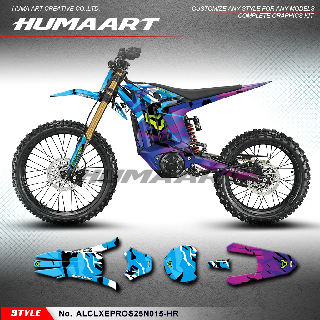 

HUMAART Racing Graphics Vinyl Wrap for Arctic Leopard Clouded Leopard XE PRO / XE PRO S, Decoration, ALCLXEPROS25N015-HR