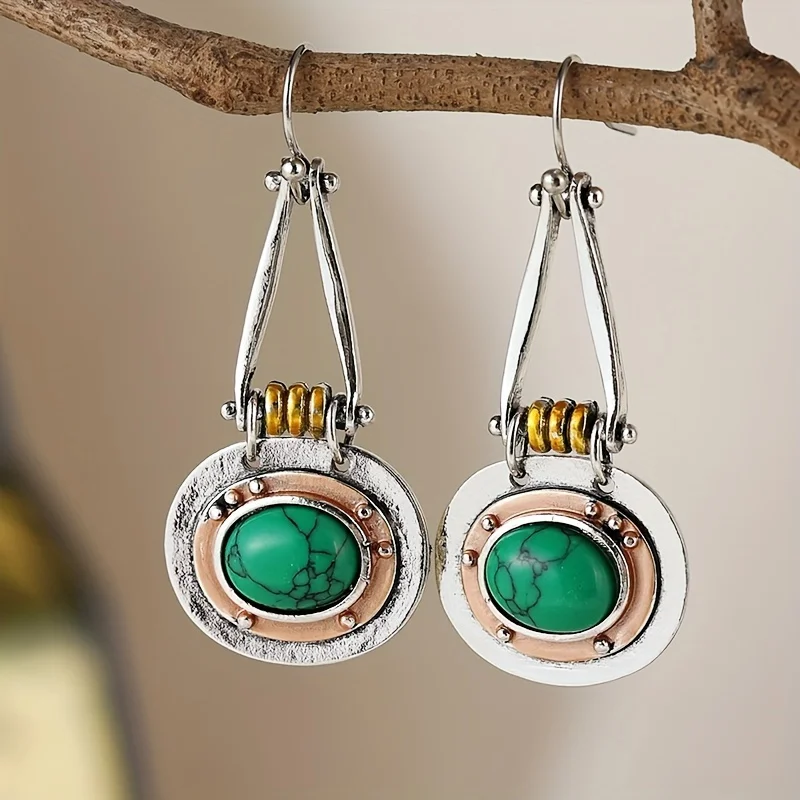 Pendientes largos de estilo retro para mujer con material de baja sensibilidad, amigables con la piel y cómodos, versátiles para el día a día y diversas ocasiones especiales, que dan a las chicas una atmósfera exquisita y son accesorios de moda como regalo.