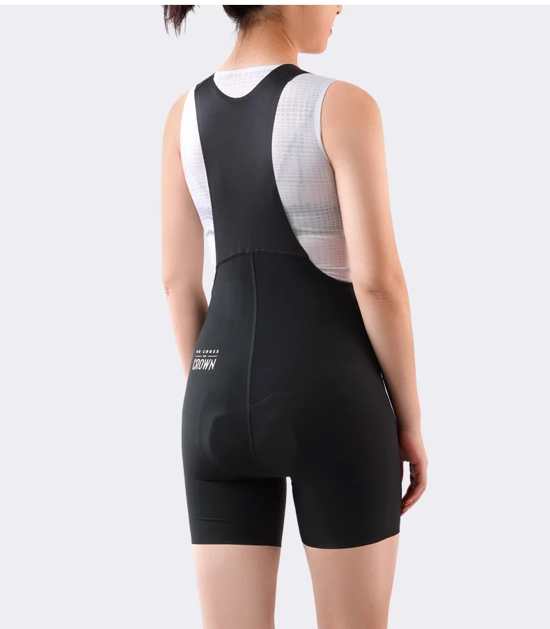 LAMEDA Damen-Radtrikot-Shorts mit Stoßdämpfung, gepolsterte Rennrad-Trägerhose, atmungsaktive Sommer-Radtrikot-Shorts – Detail 26