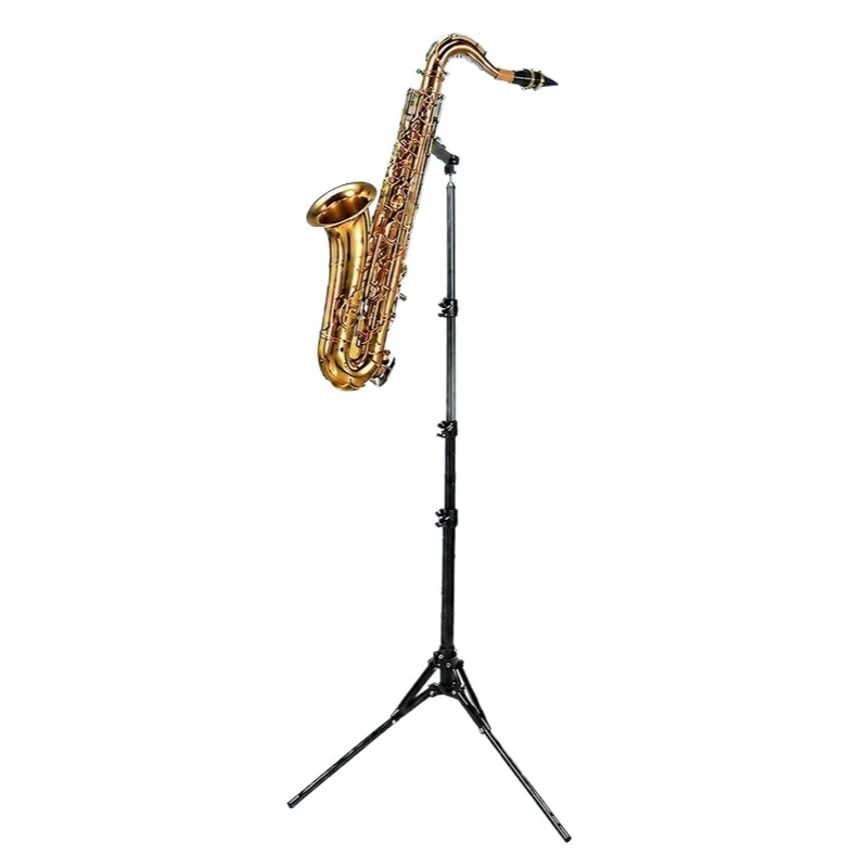 Adjustable Saxophone Stand 180 ° Rotate Saxophone Bracket Portable Stable Sax Floor Stand Musical Instrument Perform Accessories