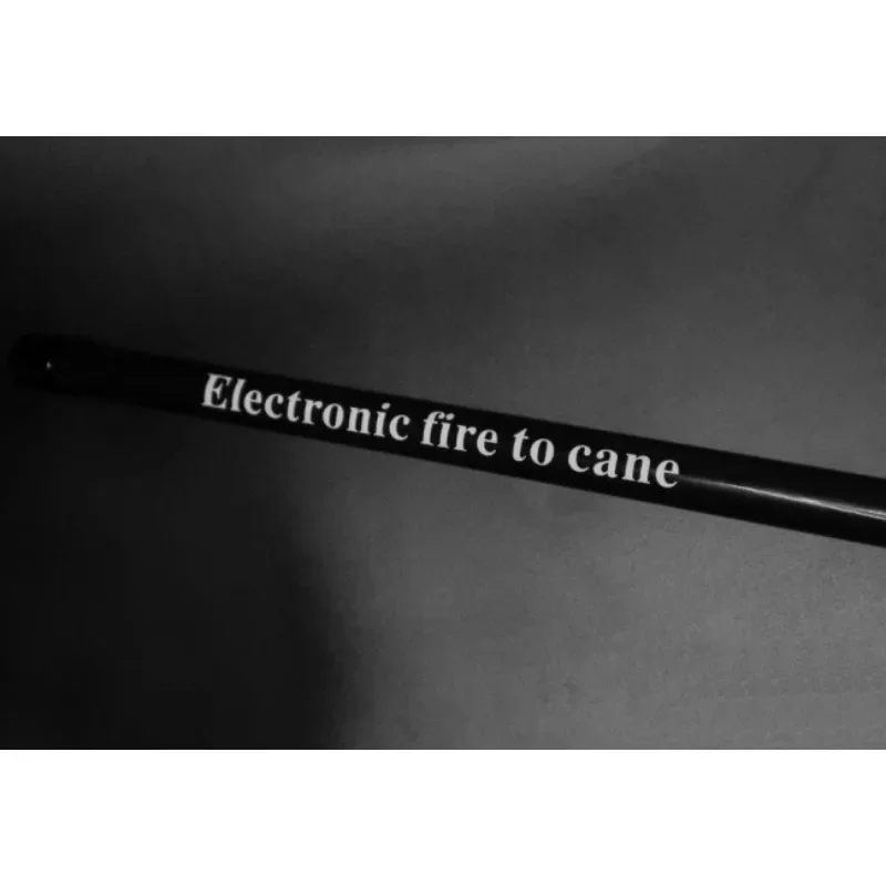 Electronic Fire to Cane Magic Tricks Can Used For Torch to Cane Magia Magician Wand Stage Street Illusions Gimmick Props Comedy