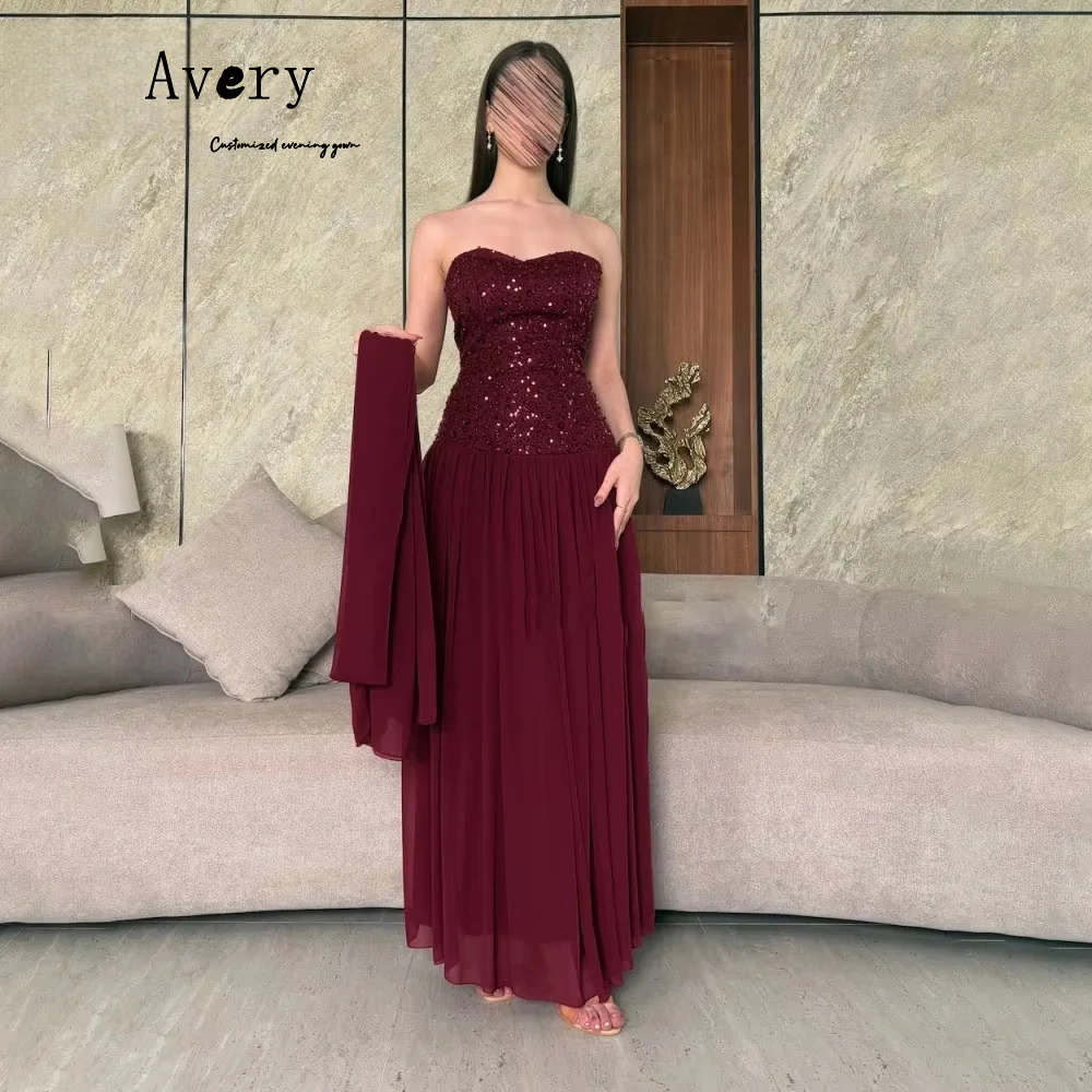 Avery personalizado rojo brillante fuera del hombro espalda descubierta vestidos de noche elegantes para mujer vestido de fiesta elegante de lujo para mujer 2025 graduación
