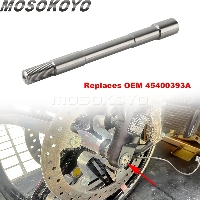 Front Axle Wheel Spindle Shaft Motorcycle Wheel Axle Front Wheel Rim Replacement Spare Parts For Harley Touring Road Glide ST