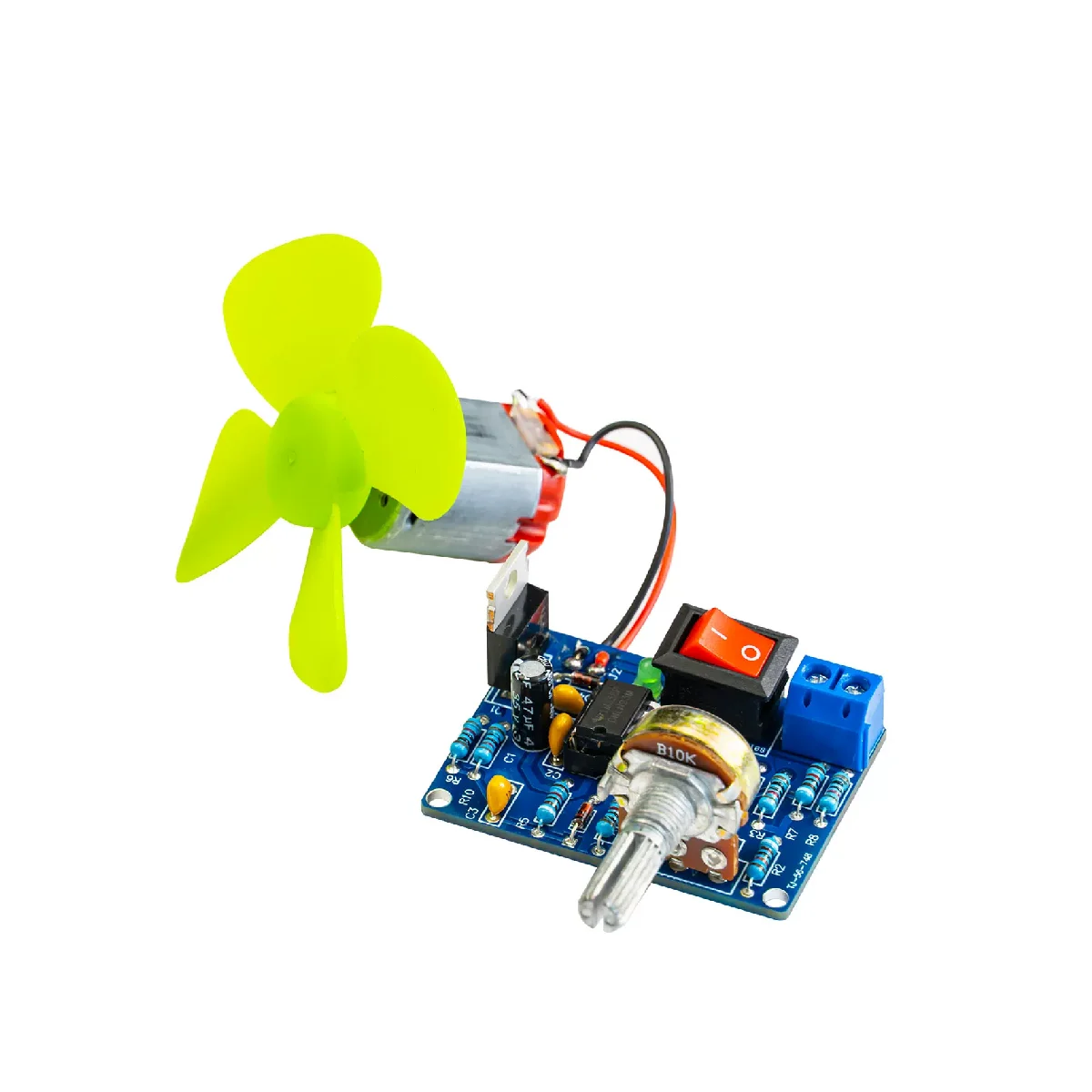 LM358 DC Motor Speed Controller DIY Kit,Soldering Practice Circuit Board,Electronic Experiment Training Module