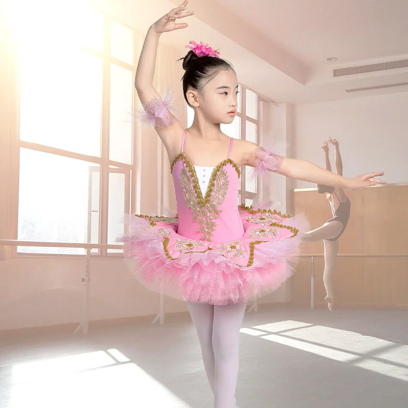 Robe d'été pour filles, justaucorps de Ballet, Costume de spectacle de ballerine, jupe de Ballet, robes Tutu de danse, vêtements pour filles