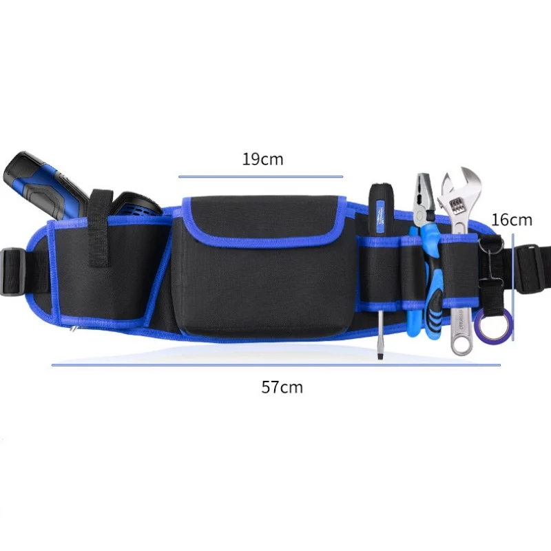 متعددة الوظائف أكسفورد القماش سميكة أداة كهربائية جيب صيانة العمل الجوي للكهربائي نجار طويل جيب Portab #6