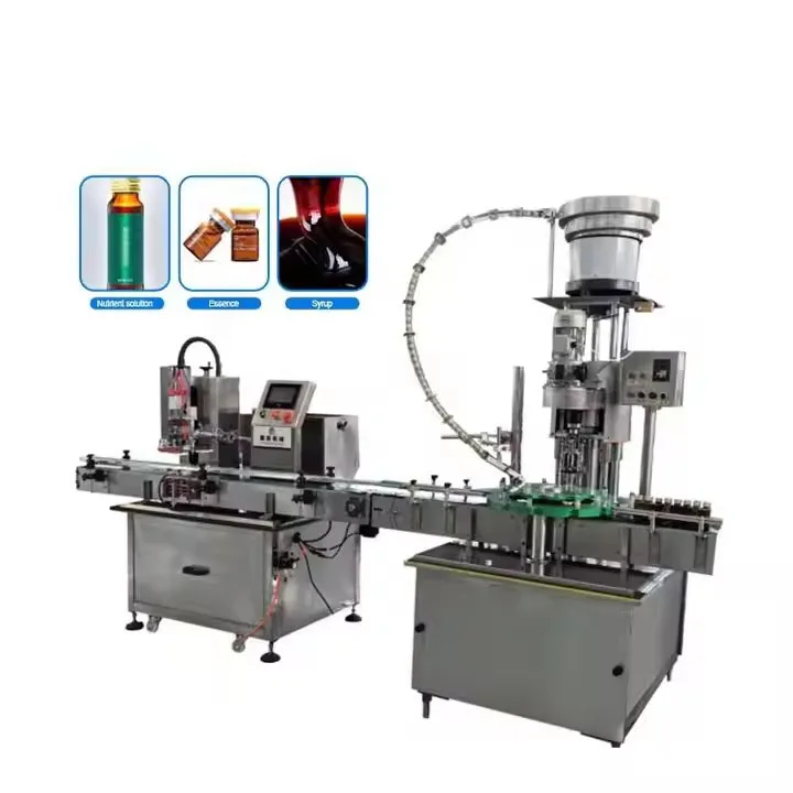Glass Bottle Ropp Capping Machine For Aluminum Caps Automatic