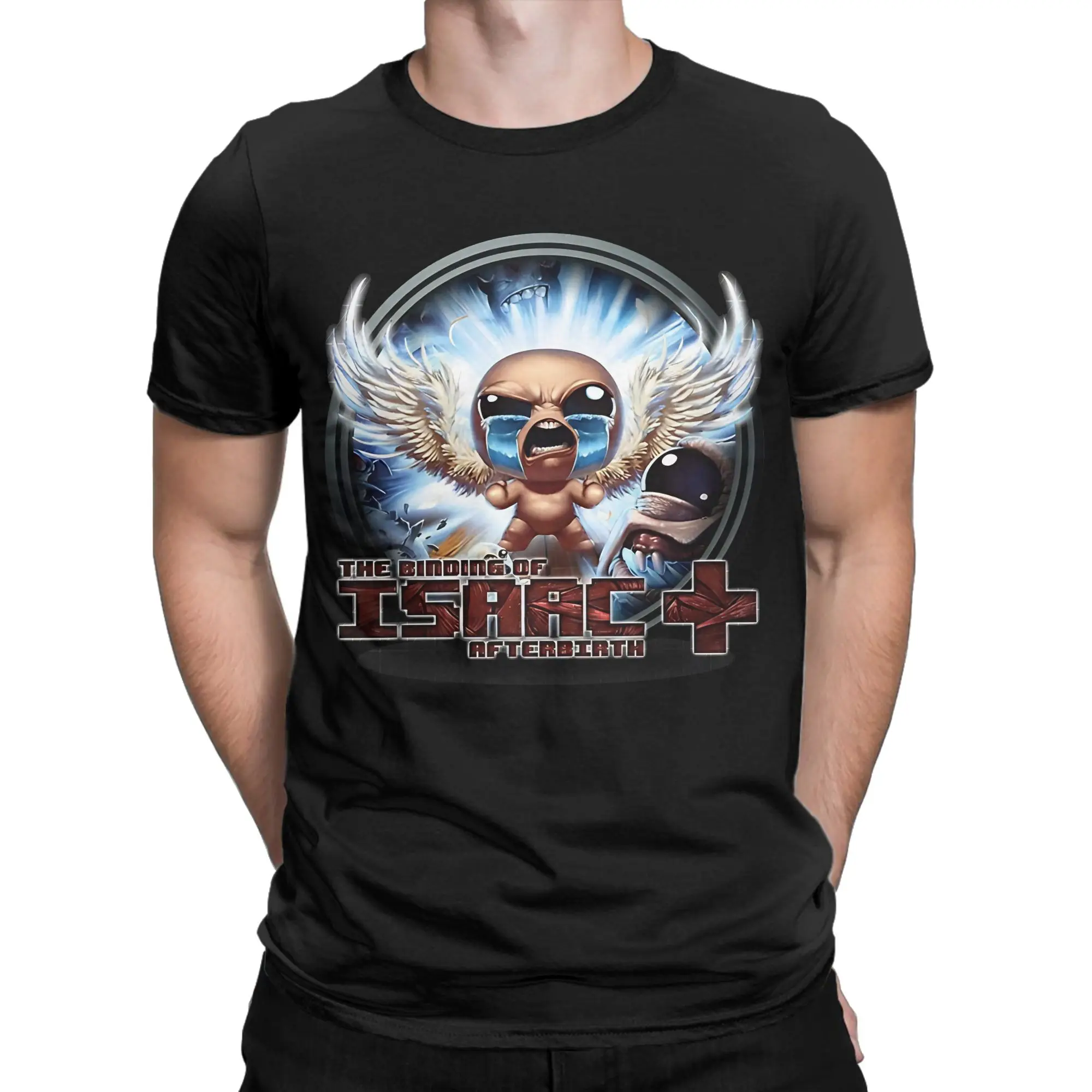 The Binding of Isaac Funny Graphic 100% Cotton T-Shirt The Binding Of Isaac Rebirth Tops Tees For Men