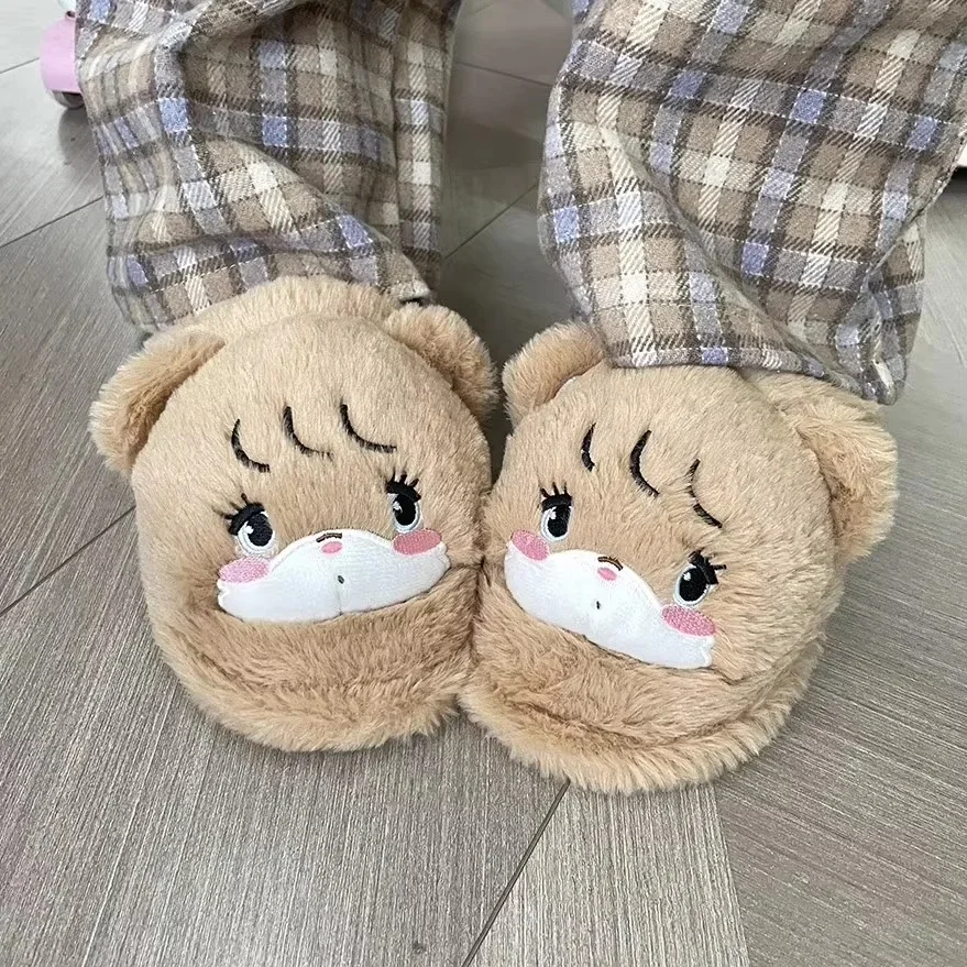 Mikko Co Branded Slippers Home Furnishings Autumn/Winter Indoor Cotton Shoes Cute Animal Patterns Girl Christmas Gift