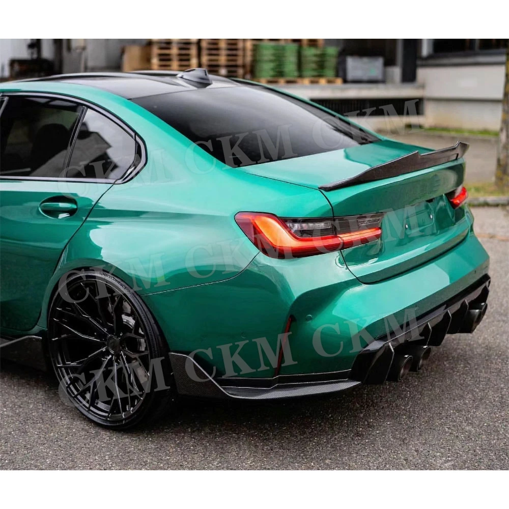 

Задние сплиттеры из АБС-пластика Canards, комплекты кузова для BMW 3 серии G80 M3 2021+, задний бампер, диффузор, сплиттер, спойлер Canard
