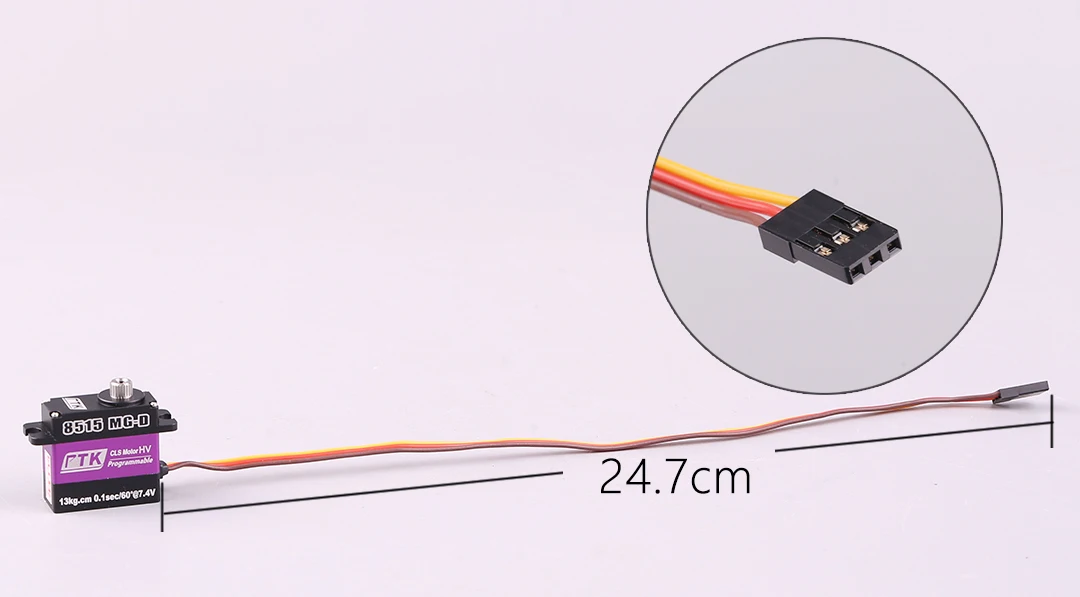 

PTK 8515 MG-D 15KG High Torque Coreless Motor Digital Mini Servo 17g HV Metal Gear For RC Airplane Fixed Wing Helicopter Drone