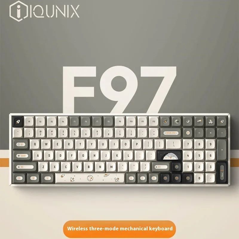 

Iqunix F97 Roaming Three-mode Mechanical Keyboard E-sports Office Customized Hot-swappable Keycaps Game Office Keyboard Gift