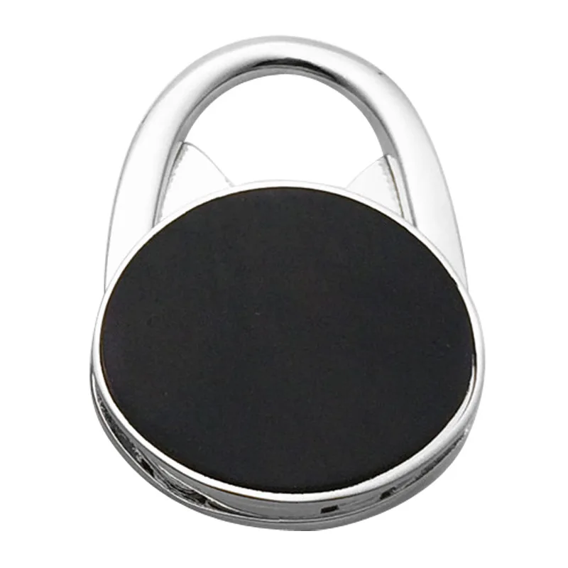 Rabbit Cartoon Metal Hanger, Portable Handbag Hook, Foldable, Antislip, Rubber Base, Bag Holder, Best Selling, 1Pc