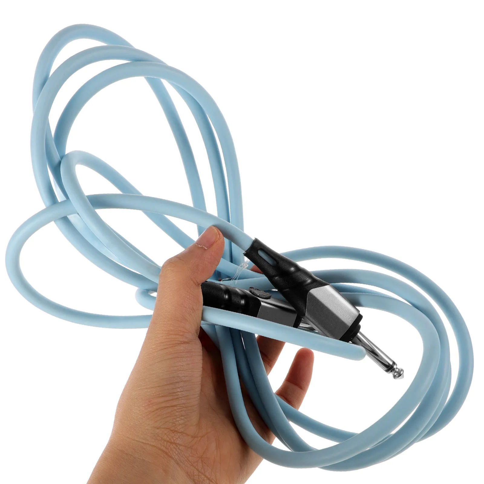

Electric Guitar Cable Instrument Bass Wire Effector Coiled Amp Cord for Drum Accessories Audio Equipment