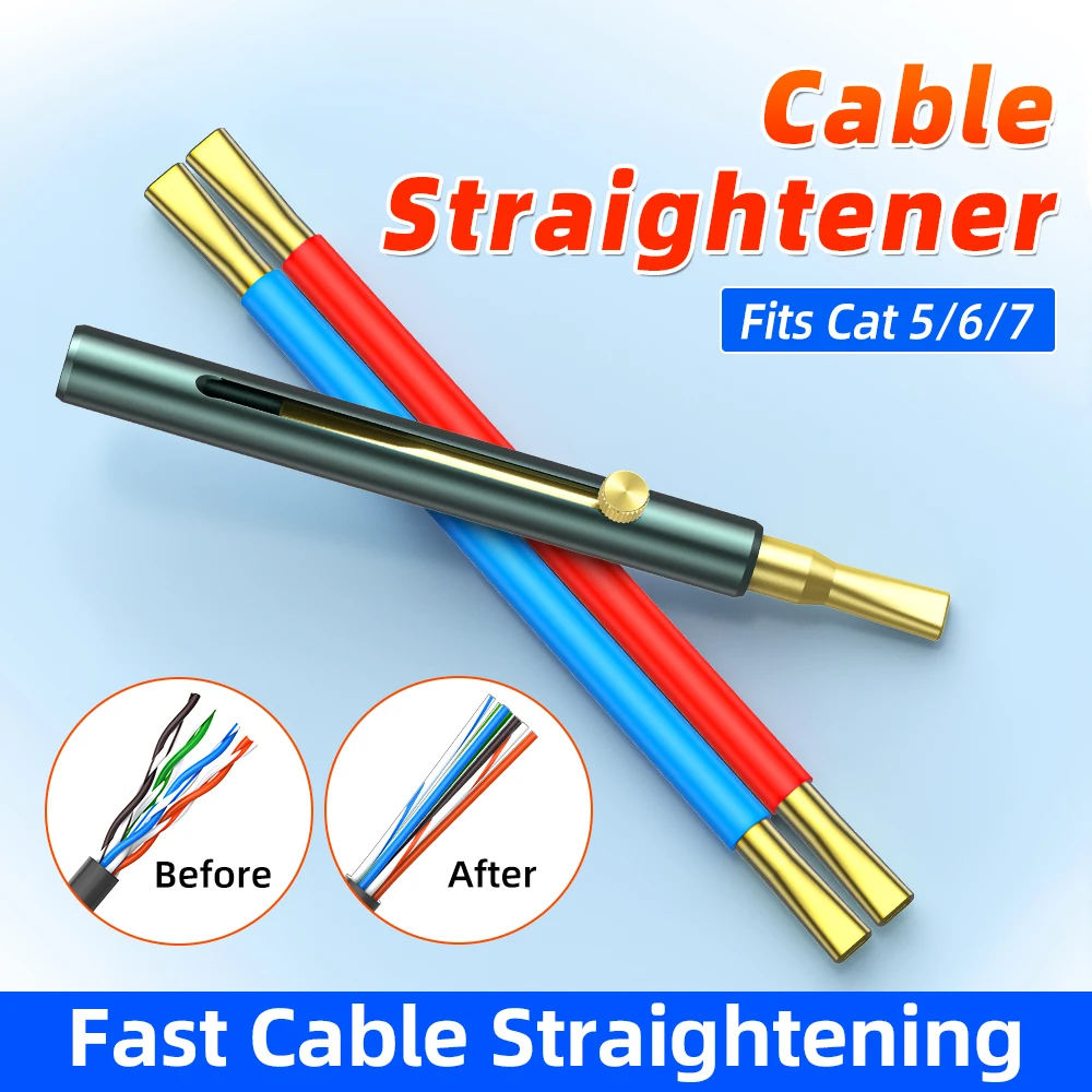 Quick Release Network Cable Straightener Twisted Pair Cable Loosening Tool for Efficient Cabling Management
