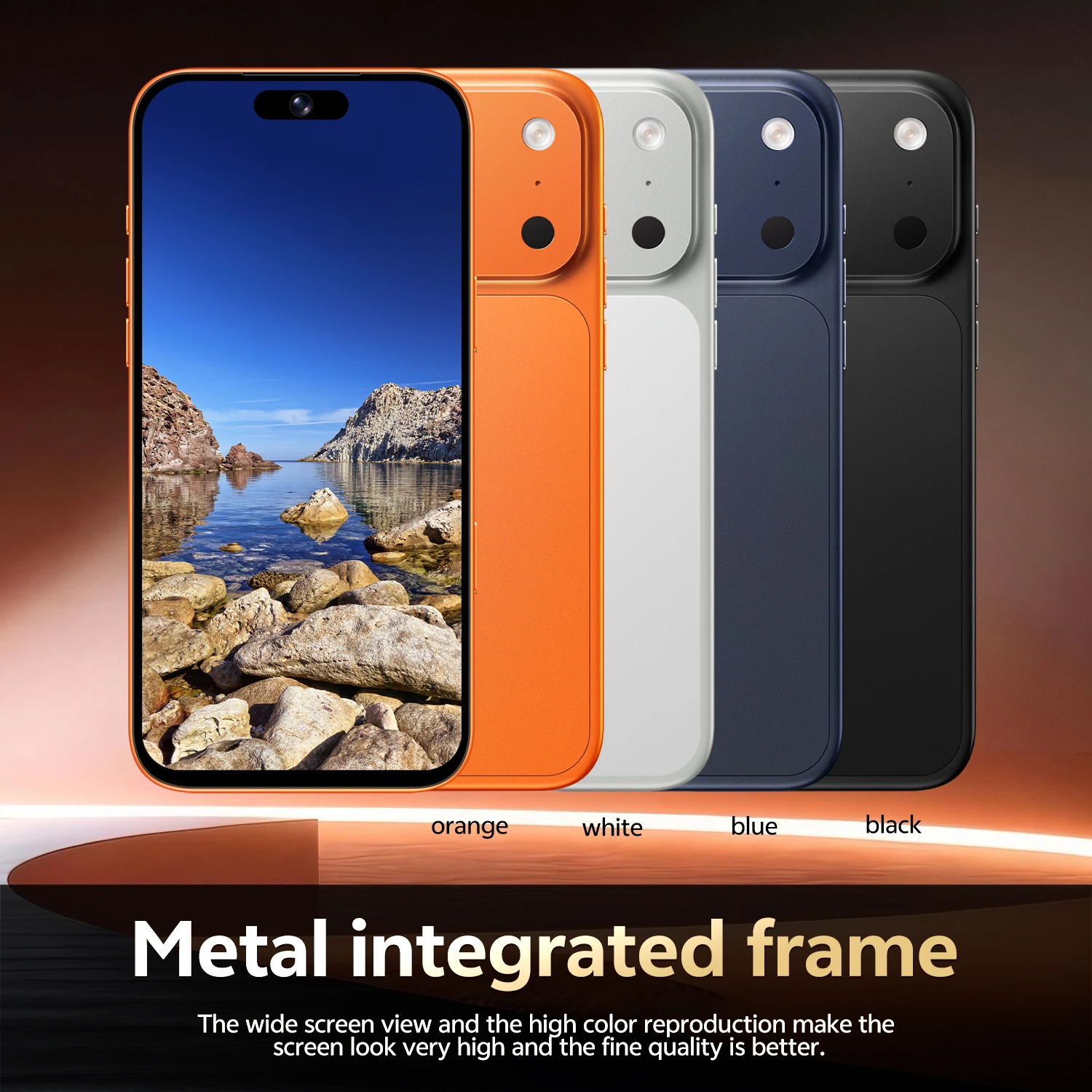 IVMI Global Vision 17Pro Max Smartphone Android 4GB RAM 32GB ROM 8+16MP Face ID 4G Network Google Play Store Mobile Phones