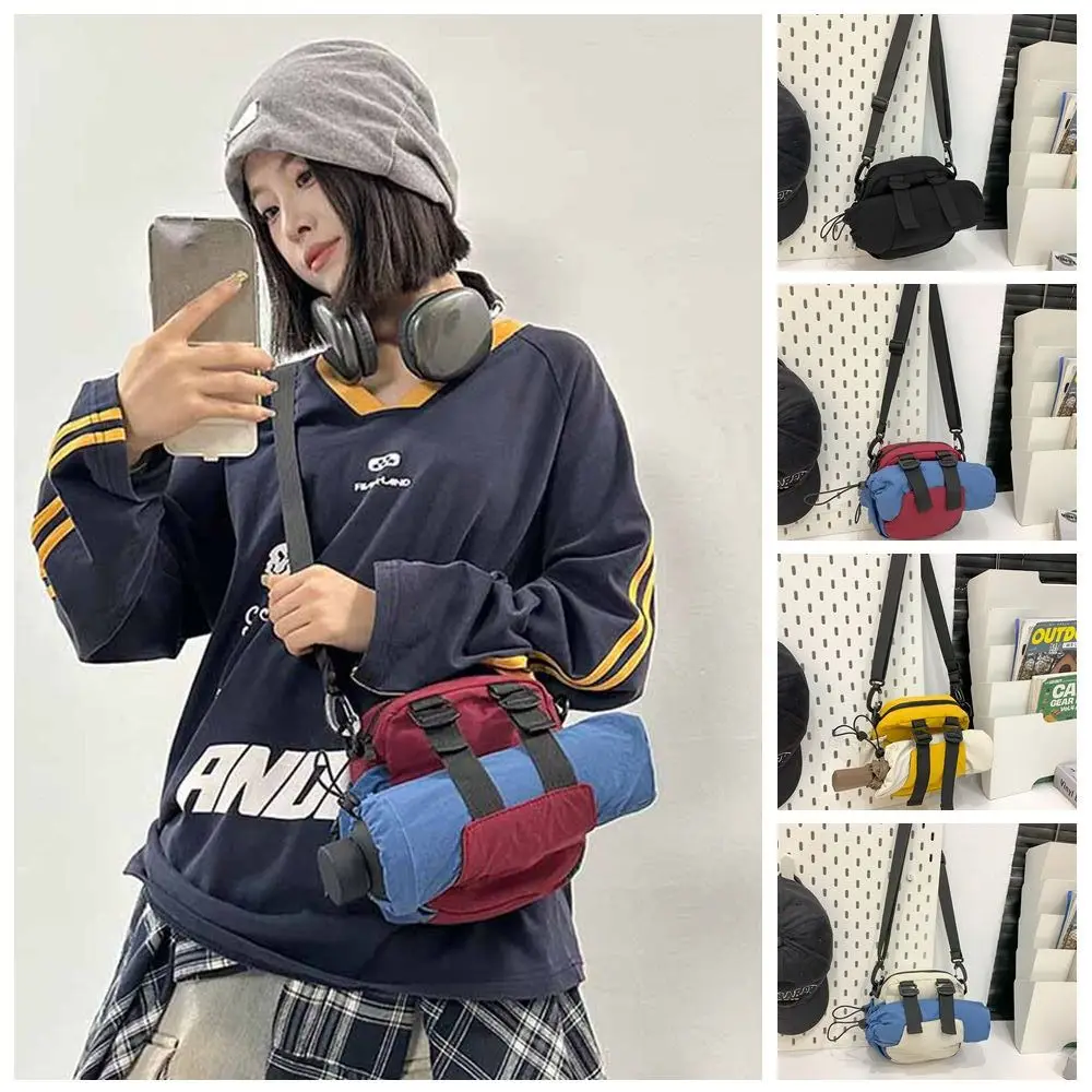 

Umbrella Storage Pocket Water Bottle Carrier Bag Shoulder Strap Front Pocket Water Bottle Holder Large Opening Portable