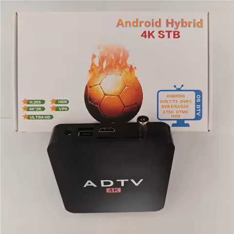 New 905L OTT DVB-T2 DVB-S2 DVB-C Satellite TV Receiver 4K Android 9.0 OS 1GB 8GB Set Top Box Smart Android 9.0 OS TV Box
