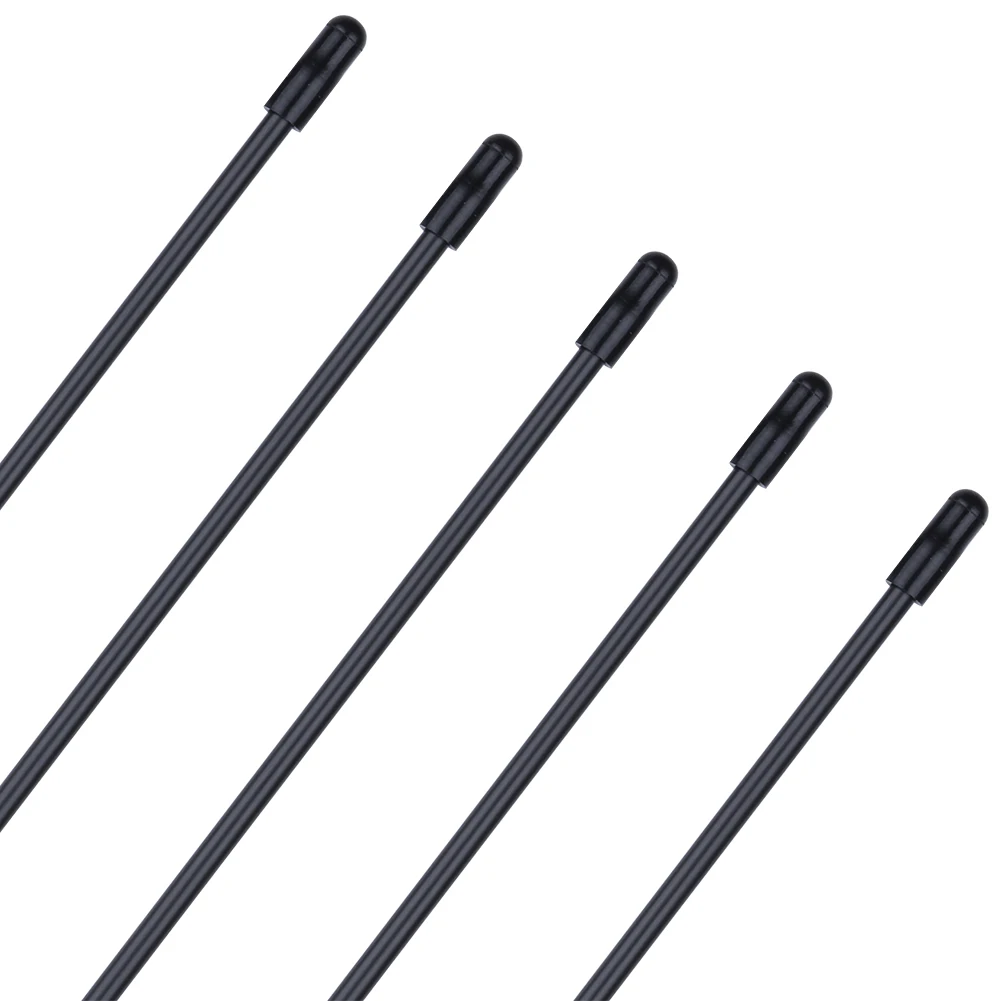 HobbyPark Plastic Antenna Tube with Cap Replacement 2.4G for RC Remote Control FPV Drone Quadcopter Boats Black 5PCS