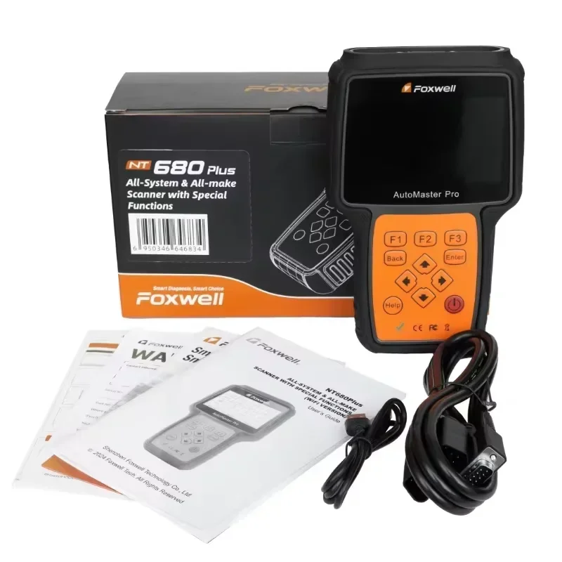 FOXWELL NT680 PLUS with WIFI All Systems Diagnostic Tool with Special Functions EPB Updated OBD2 Diagnostic Scanner