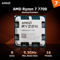 AMD Ryzen 7 7700 Desktop CPU Gaming Processor 65W 5.3 GHz 8 Cores 16 Threads Zen 4 AM5