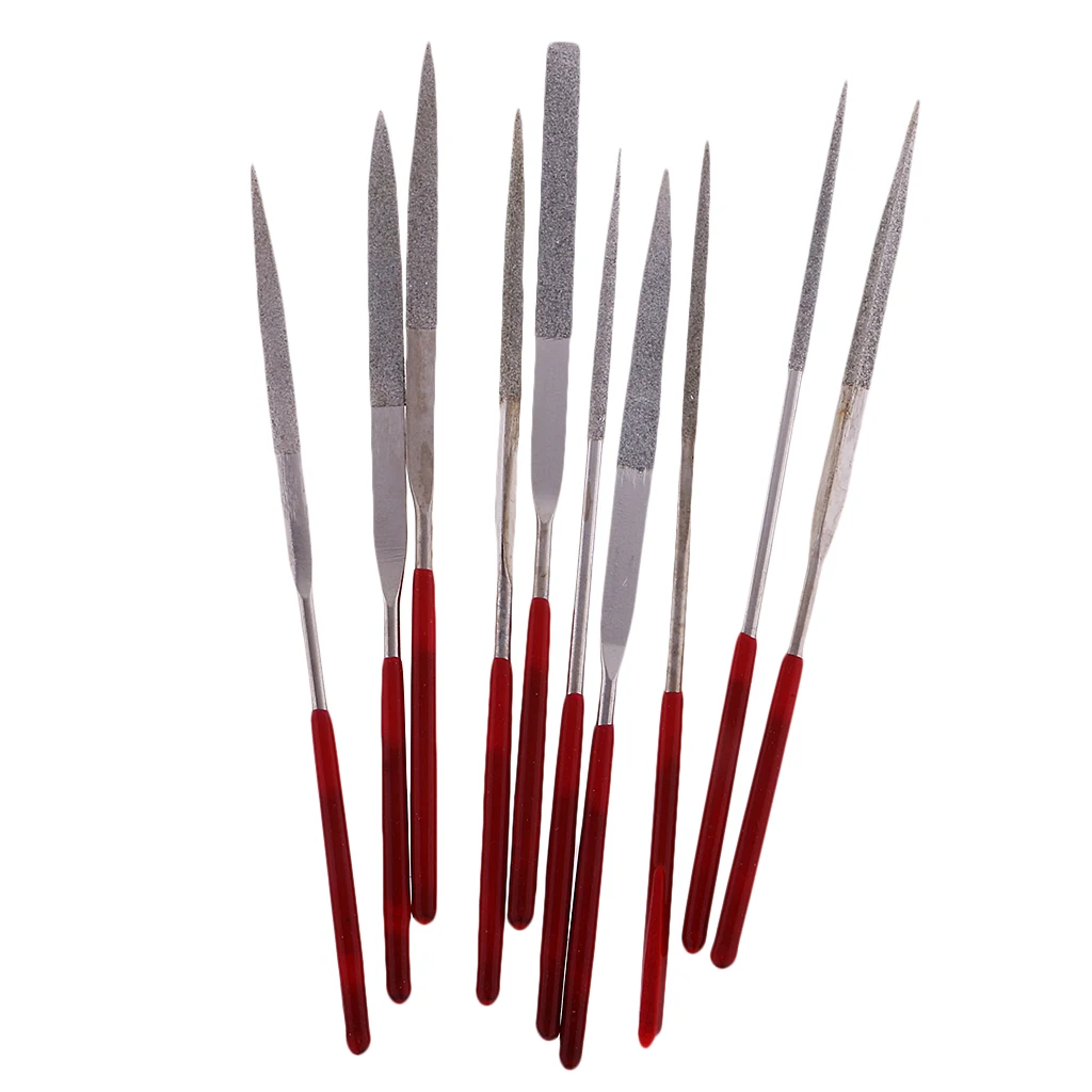 Needle File Set Nut Fret Pin Hole Slot for Guitar Accessories Luthier Tools