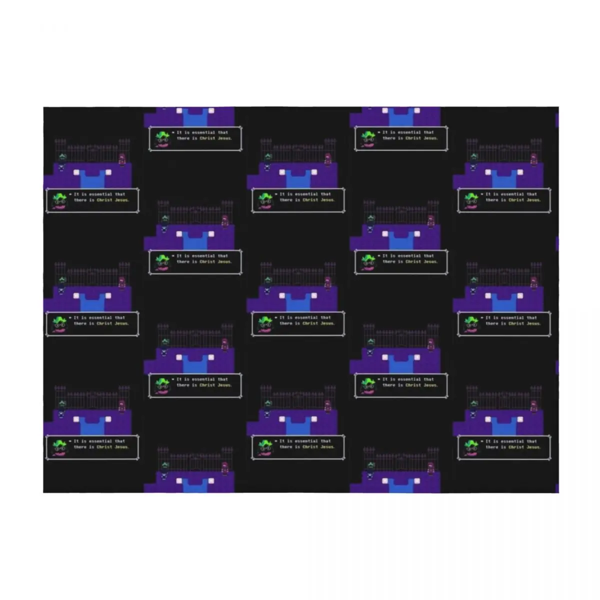 

Deltarune Dialogues Throw Blanket Cute Kid'S Beautifuls Softest Blankets