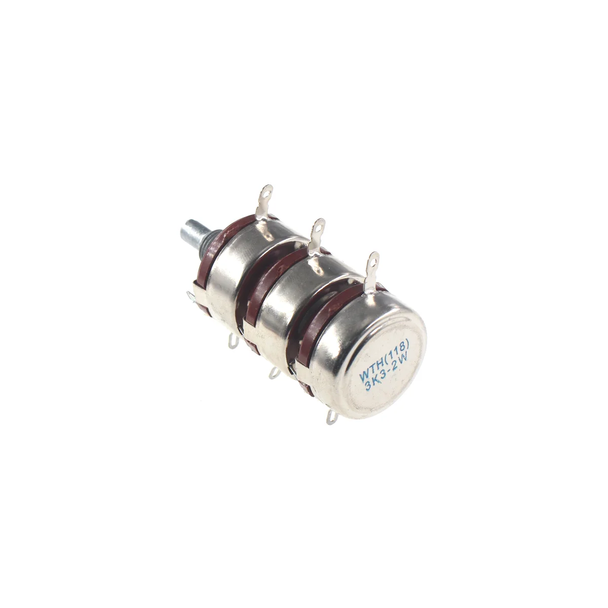 WTH118-3 2W 1A  triplet triple Potentiometer WTH118-1A 2W 470R 1K 2.2K 2K2 3K3 10K 47K 100K 150K 220K 470K 500K 560K 1M 2.2M