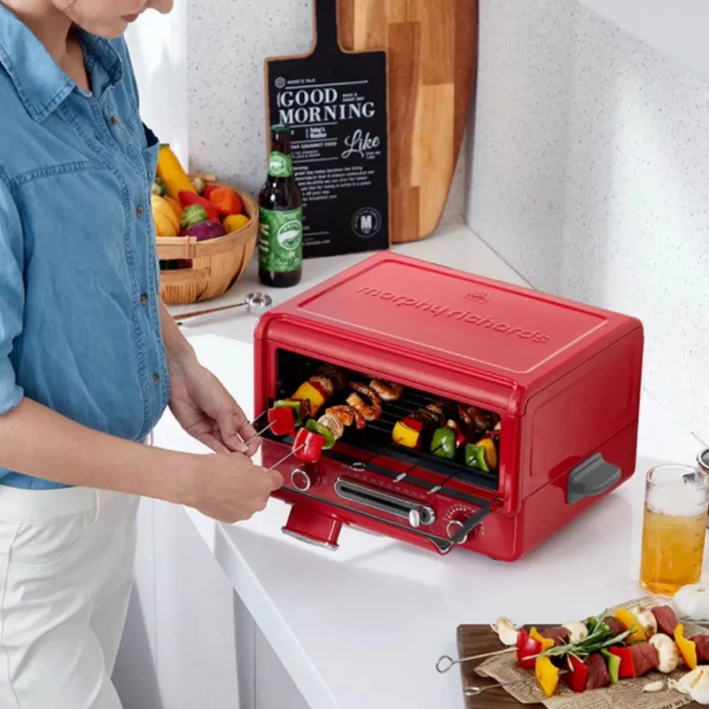 فرن كهربائي منزلي، سعة كبيرة، حجم صغير، تحكم دقيق في درجة الحرارة، خبز متعدد الوظائف، قلي عميق، خبز، كعكة ب #4