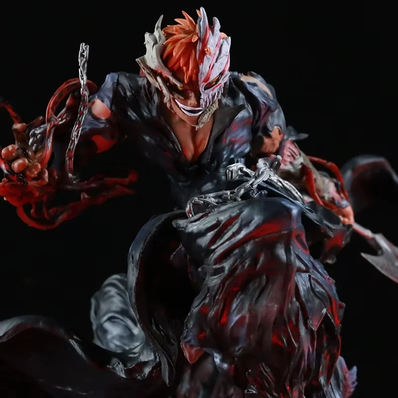 

Kurosaki Ichigo Iron Curtain GK Action Figure Collectible Model Toy for Tabletop Animation Play Second-Hand Garage Kit Doll