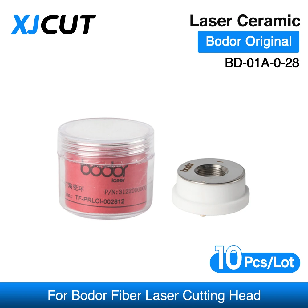 

XJCUT 10pcs/lot Original Bodor Ceramic BD-01A-1-28 Nozzle Holder 28/24.5mm M11 laser ceramic For Bodor Fiber Laser Cutting Head