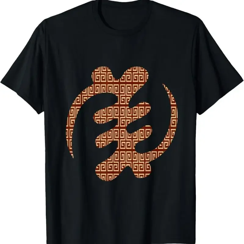 Gye Nyame Adinkra T-Shirt mit westafrikanischem Mustersymbol
