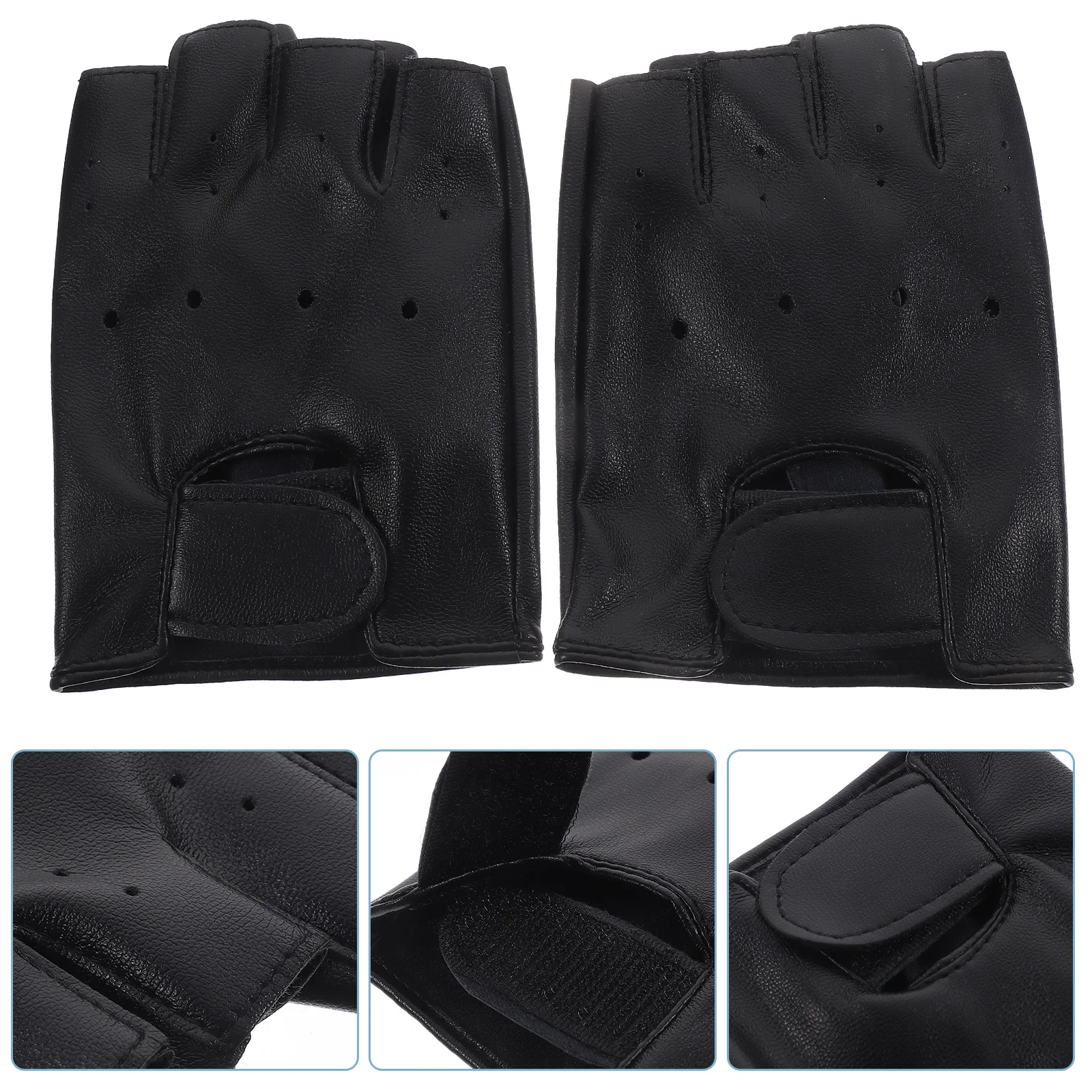 

1 Pair Half Finger For Outdoor Sports Riding Durable Bike Gloves Fit For 5-13 Years Old Riding Gloves, Half