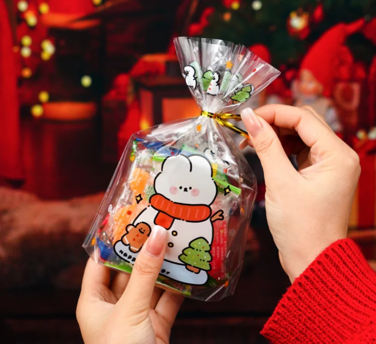 Sacchetti Regalo in Plastica c - Xmas Food Snacks recensione e prezzo