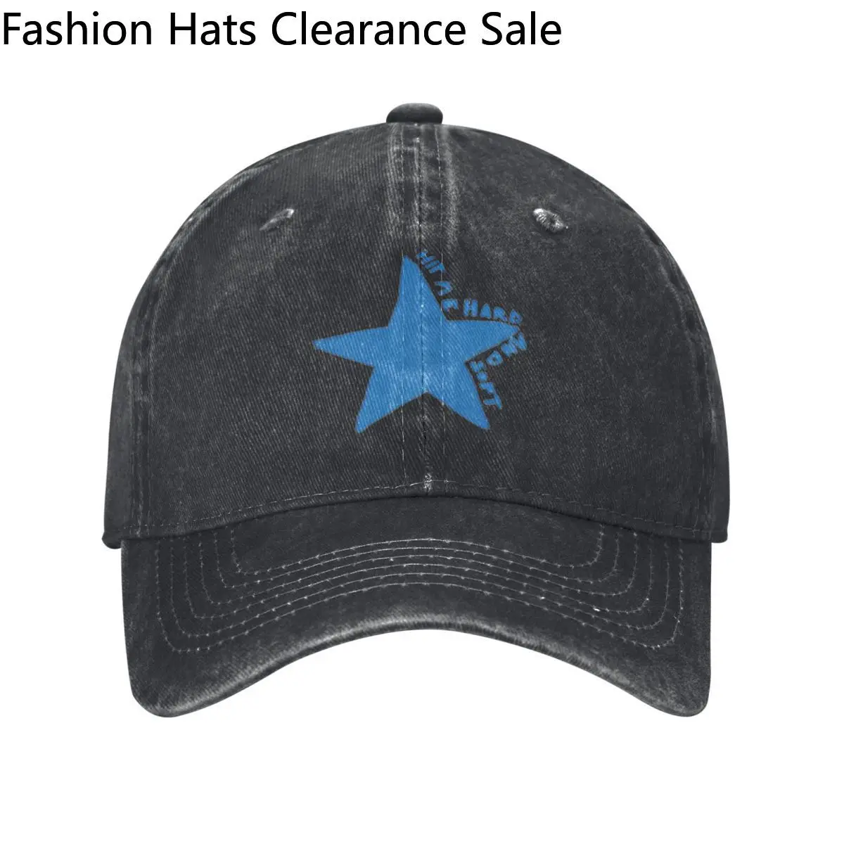 Blue Star Billies Hit Me Hard And Soft Unisex Baseball Caps Eilishs Distressed Denim Hats Cap Vintage Outdoor Summer Headwear