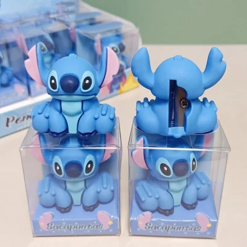 غرزة براية أقلام ديزني لطيف الكرتون أنيمي نموذج لجسم Penknife الطلاب القرطاسية اللوازم المدرسية الأطفال هدية