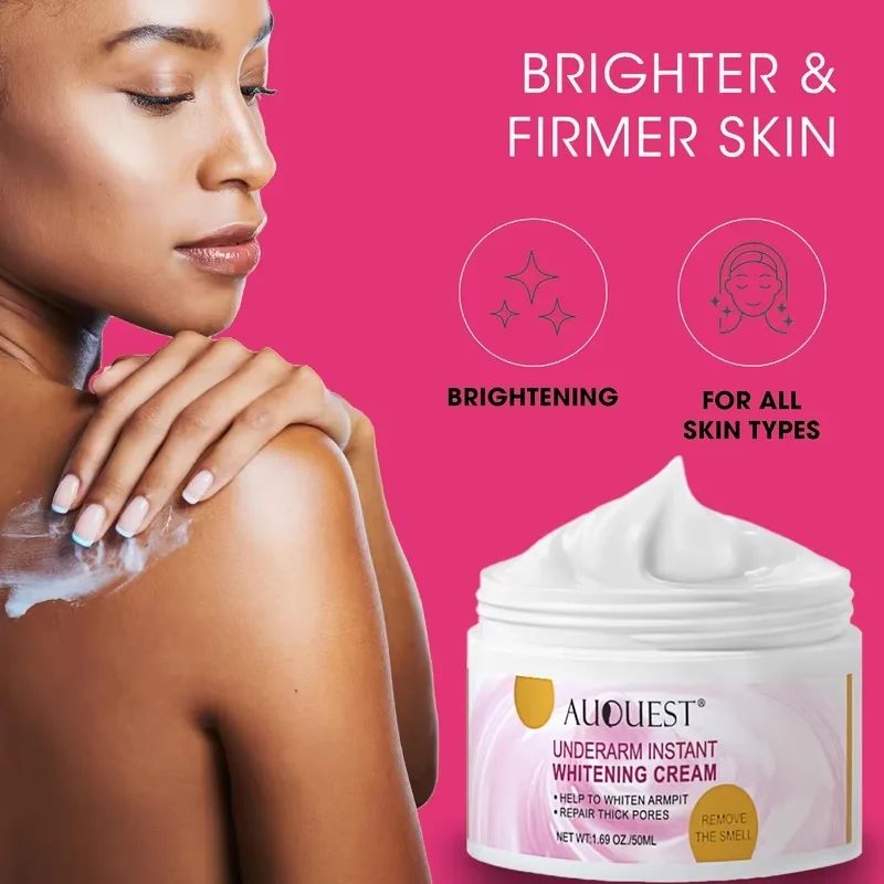 

AUQUEST Collagen Body Whitening Cream Underarm Private Parts Whiten Dark Skin Moisturizing Brighten Skin Care Beauty Health 50ml