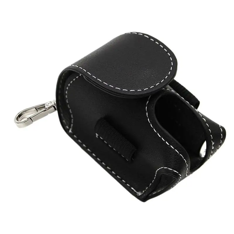 

Golf Ball Bag Golf Ball Carry Bag With Keychains PU Leather Multi-functional Golfing Accessories For Men Women Golfer Practice