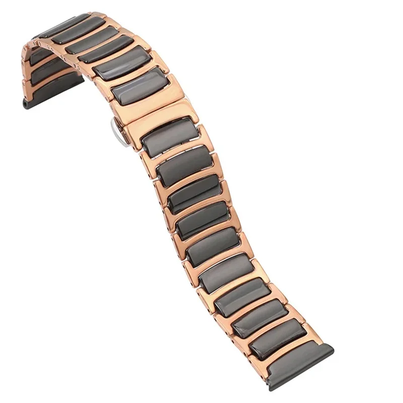 20 مللي متر 22 مللي متر حزام السيراميك لساعة هواوي GT2 3 4 5 42 مللي متر/46 مللي متر حزام الساعات جالاكسي ساعة 7 6 5 4 Amazfit GTR 42 مللي متر/47 مللي متر GTS 2 3 4Mini