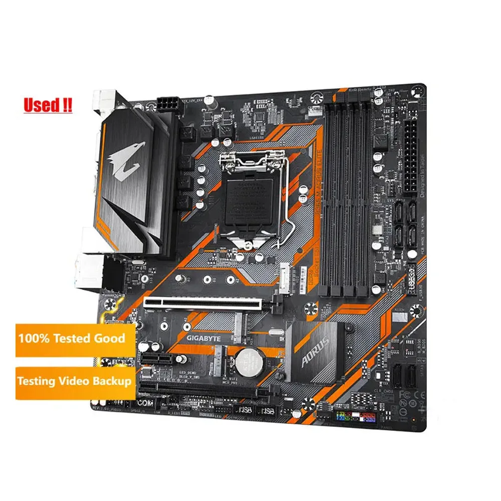 GIGABYTE  B365M AORUS ELITE Micro ATX Intel B365 M.2 SSD New 64G Double Channel Support 8 9 Gen LGA 1151 CPU Motherboard