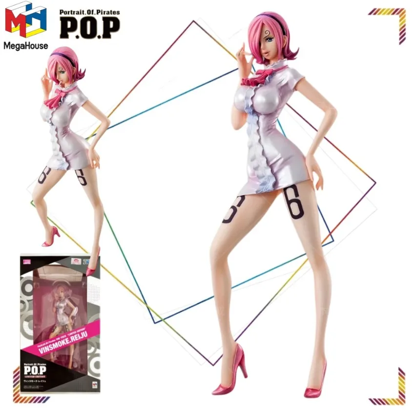 MegaHouse POP Vinsmoke Reiju Action Figures One Piece Anime Model Collection Gifts